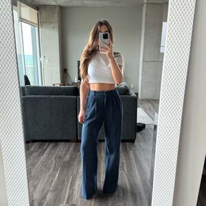 Abercrombie Sloane Tailored Wide Leg Pant